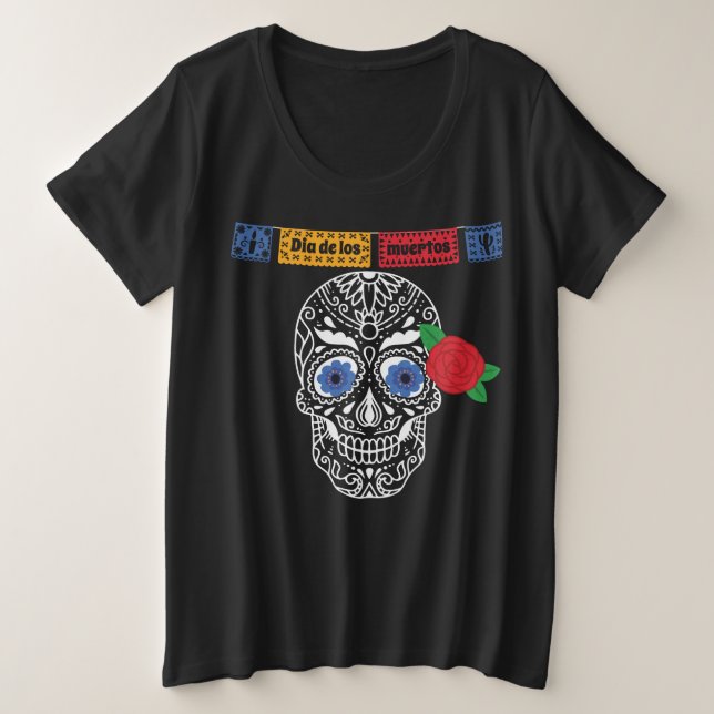 Calavera de azúcar de Dia De Los Muertos (Anverso del diseño)