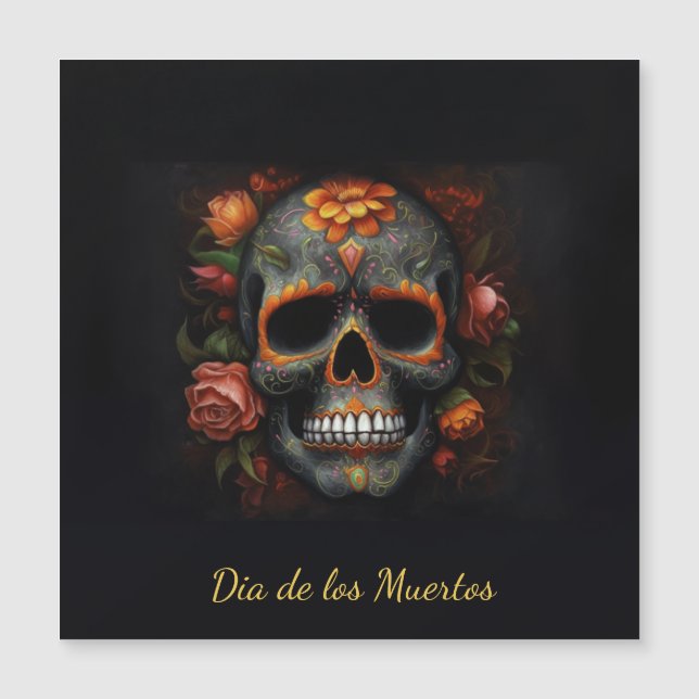 Calavera de azúcar en la floración de Regal (Anverso)