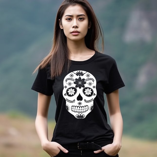 Calavera De Azúcar En México 2 Camisetas Negras Y  (Subido por el creador)