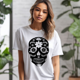 Calavera De Azúcar En México 2 Camisetas Negras Y