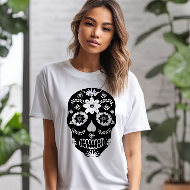 Calavera De Azúcar En México 2 Camisetas Negras Y  (Subido por el creador)