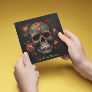 Calavera de azúcar en sangre regal, personalizado