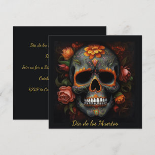 Calavera de azúcar floral Día de los Muertos Calav