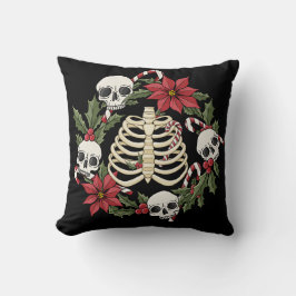 Calavera de creepmas y almohada de cinta