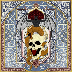 Calavera de Dragón Gótico - Cráneo de Demonio Murc