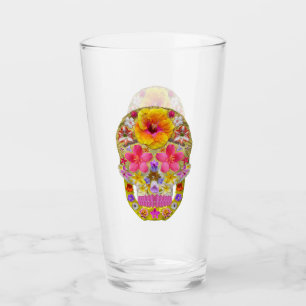 Calavera de flores 4-Tropical