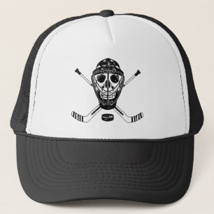 Calavera de golosinas de hockey y gorro de camione