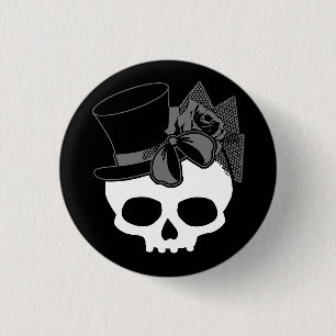 Calavera de Gótico suave con botón de inclinación