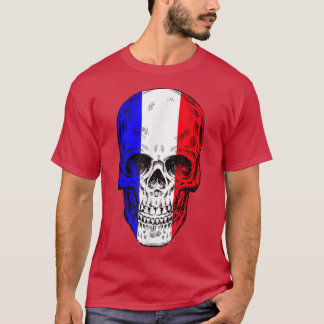 Calavera de Guay con copia de camiseta con bandera