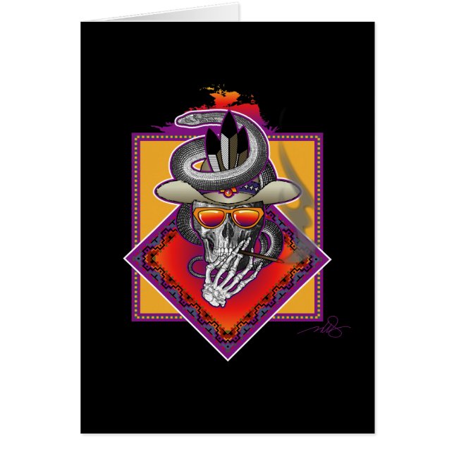 Calavera de humo (Frente)