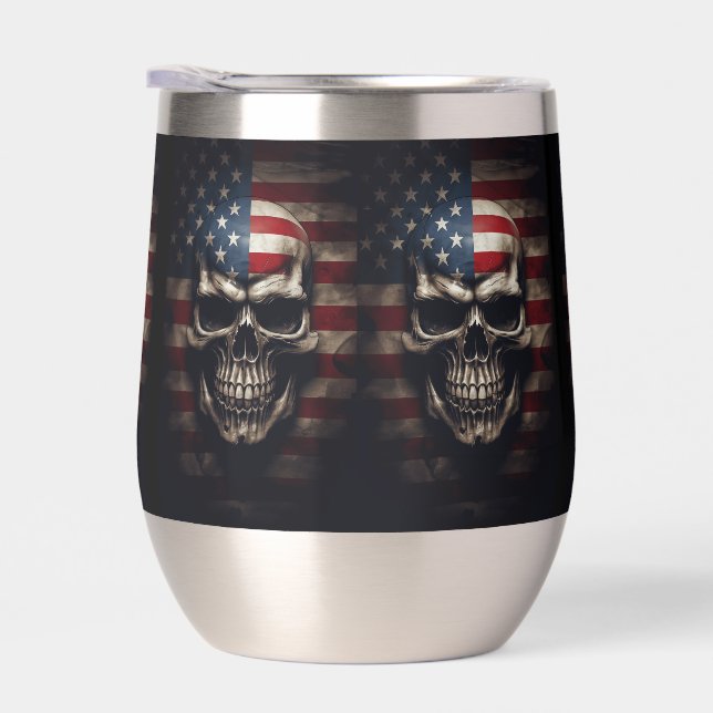 Calavera de la bandera americana  (Derecho)