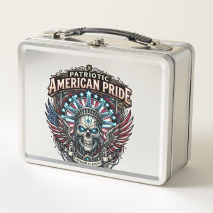 Calavera de la libertad ciberpatriótica Futuro cib