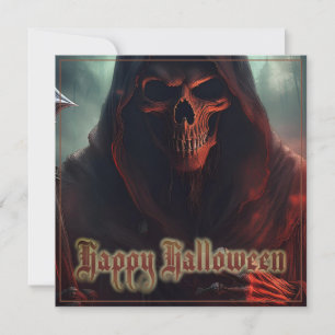 Calavera de la Parca Halloween Arte Espeluznante