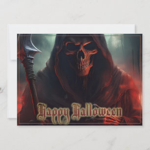 Calavera de la Parca Halloween Arte Espeluznante
