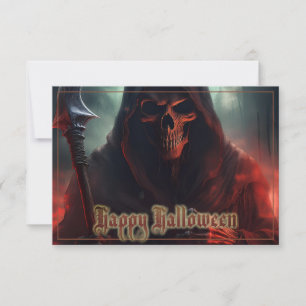 Calavera de la Parca Halloween Arte Espeluznante