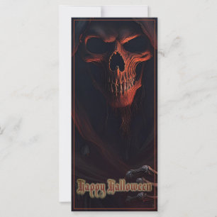 Calavera de la Parca Halloween Arte Espeluznante