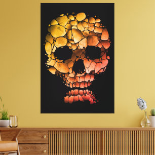 Calavera de Piedra – Arte Gótico Único Inspirado e