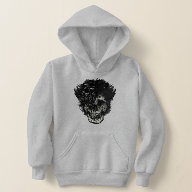 Calavera de Rockstar con Cabello Salvaje (Distribución )