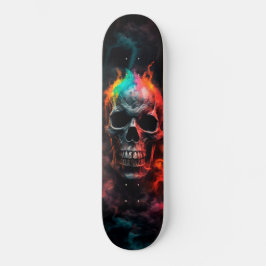 Calavera de skateboard de Halloween
