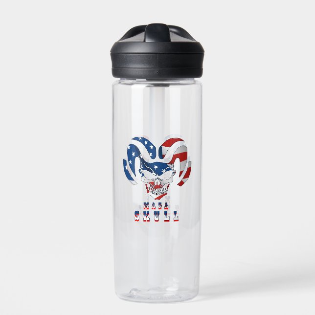Calavera de Ultra Maga | Botella de agua (Delante)