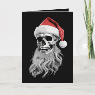 Calavera Esqueleto Navidad Santa Espeluznante Barb