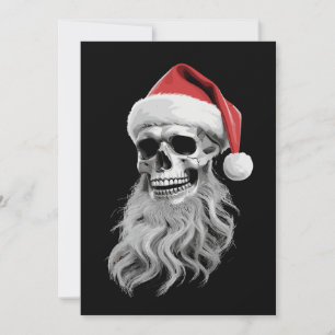 Calavera Esqueleto Navidad Santa Espeluznante Barb