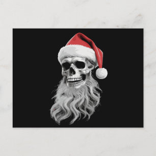 Calavera Esqueleto Navidad Santa Espeluznante Barb
