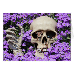 Calavera - Gothic, tarjeta/