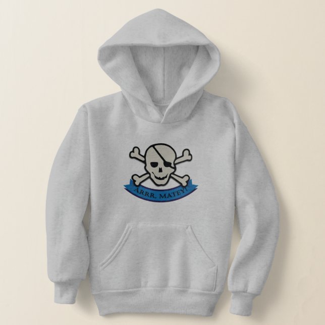 Calavera - Hoodie Pullover para niños (Distribución )
