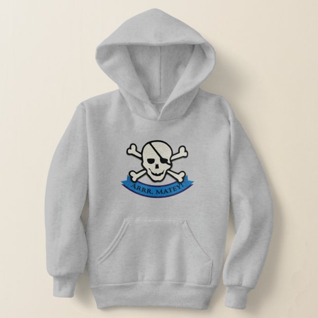 Calavera - Hoodie Pullover para niños (Distribución )