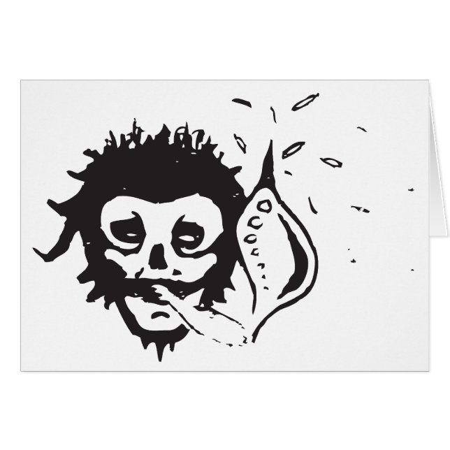 calavera humeante (Anverso (Horizontal))