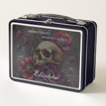 Calavera Memento Mori con Flores