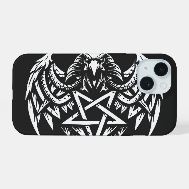 Calavera Pentagrama Tribal de BurnsInhell (Reverso Horizontal)
