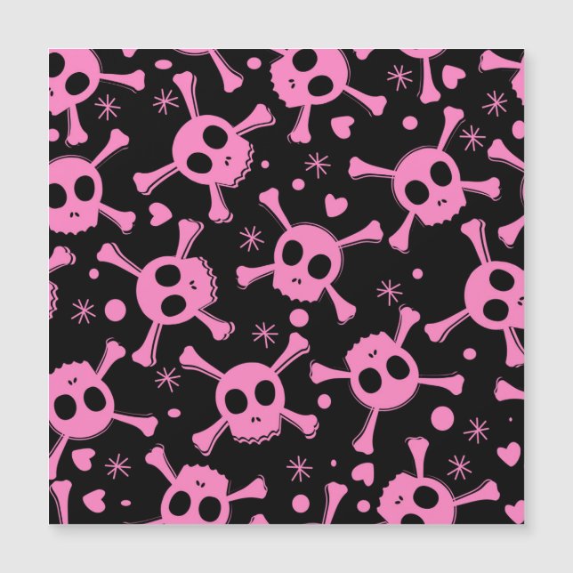 Calavera pirata: Patrón de corazones brutales (Anverso)