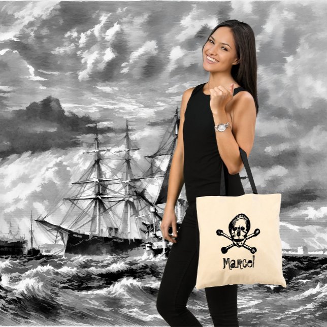 Calavera pirata y Bolsa de huesos cruzados (Subido por el creador)