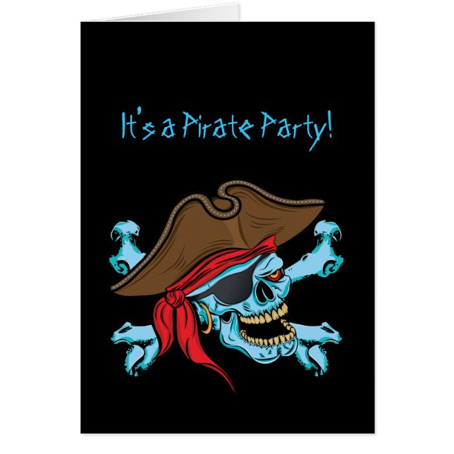 Calavera pirata y encrucijada (Frente)