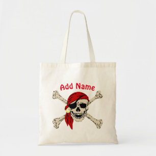 Calavera pirata y espadas, jolly Roger Mini bolsa