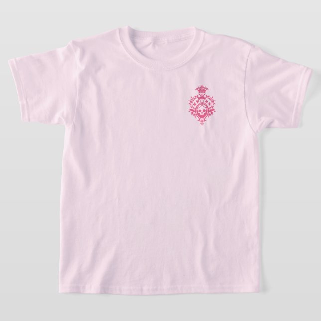 Calavera Rosa Y Cartas Con Camiseta Escudo (Distribución)