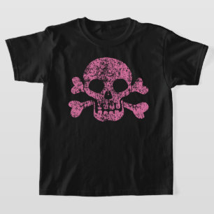 Calavera rota y camiseta cruzada