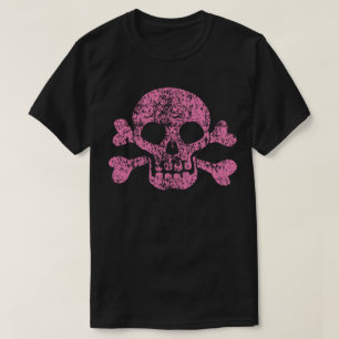 Calavera rota y camiseta cruzada