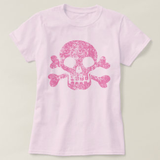 Calavera rota y camiseta cruzada