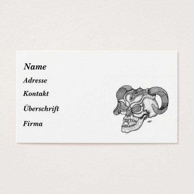 Calavera - Teufelschädel (Frente)