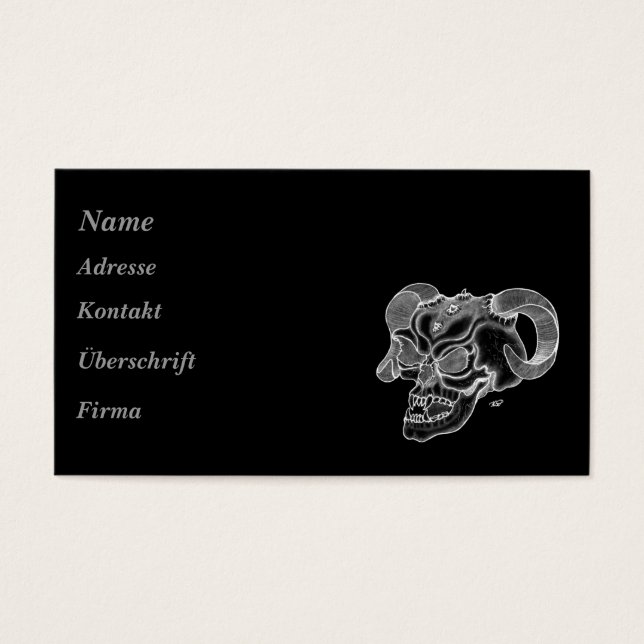 Calavera - Teufelschädel (Frente)