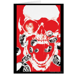 Calavera y anillos - Rojo