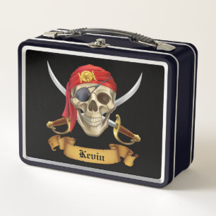 Calavera y Espadas de Pirata