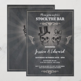 Calaveras Abastecen La Barra Invitación De Tiza De