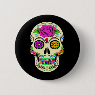 Calaveras de Azúcar Botón