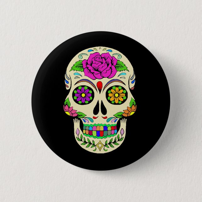 Calaveras de Azúcar Botón (Anverso)