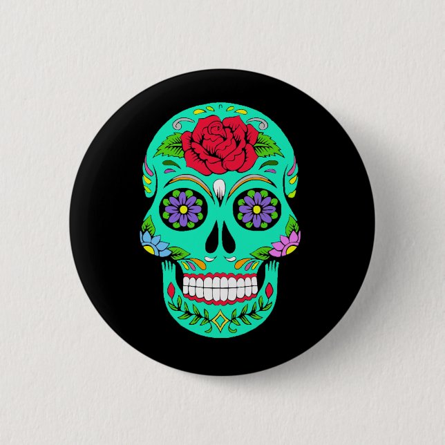 Calaveras de Azúcar Botón (Anverso)