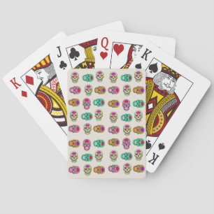 Calaveras de Azúcar Cartas Clásicas de Juego